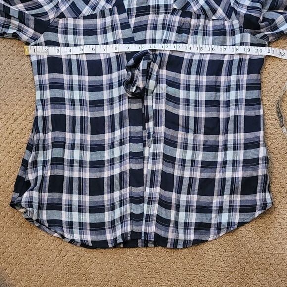 COPY - Some days lovin plaid blouse size large - Picture 7 of 9